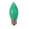 Sienna Pack of 4 Opaque Green C9 LED Christmas Replacement Bulbs